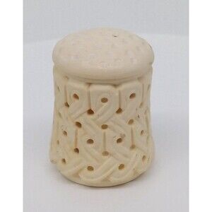 Thimble Carved Resin Openwork Lattice Sewing Collectibles Unique Vintage